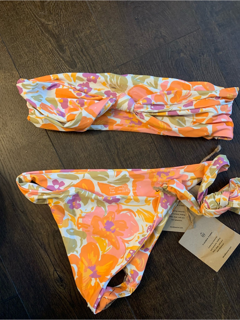 NWT Stone Fox bikini set